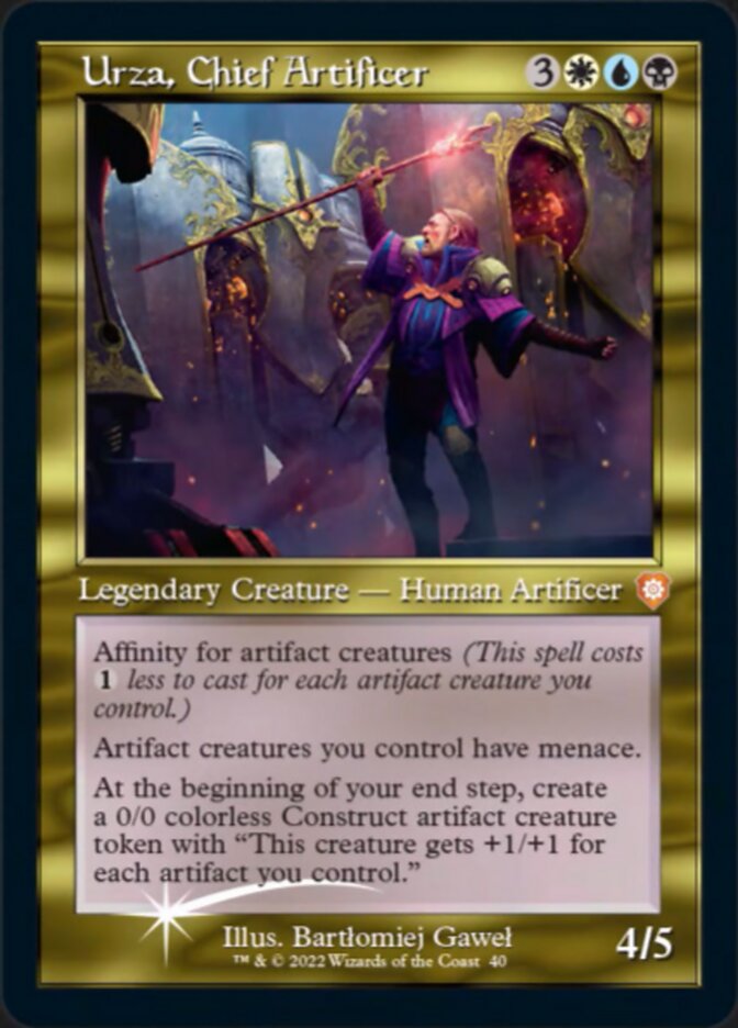 Urza, Chief Artificer (040) (Retro) (Display Commander) [The Brothers' War Commander] | Enigma On Main