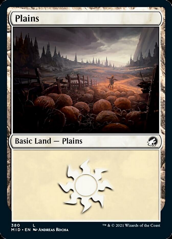 Plains (380) [Innistrad: Midnight Hunt] | Enigma On Main