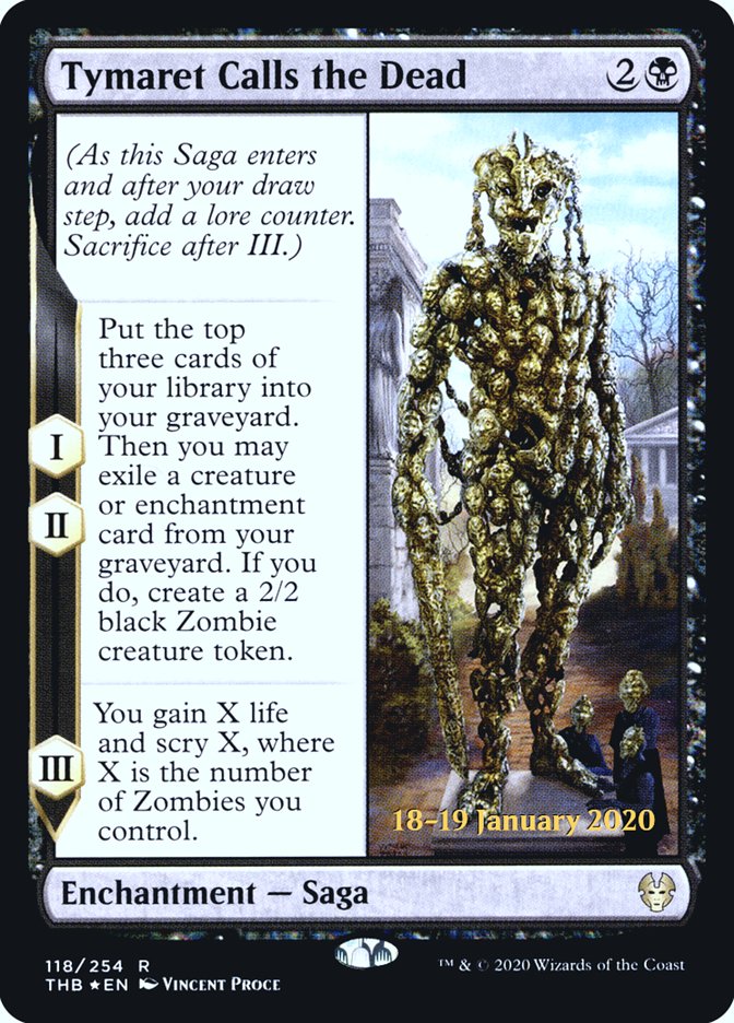 Tymaret Calls the Dead [Theros Beyond Death Prerelease Promos] | Enigma On Main