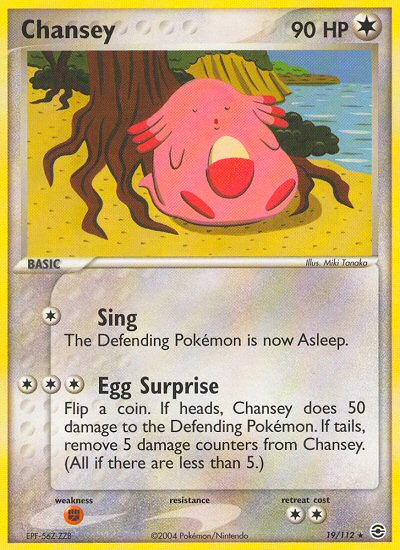 Chansey (19/112) [EX: FireRed & LeafGreen] | Enigma On Main