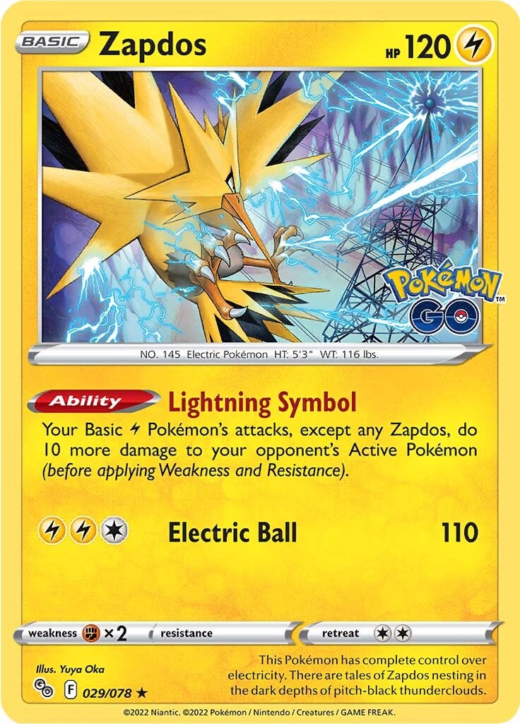 Zapdos (029/078) [Pokémon GO] | Enigma On Main