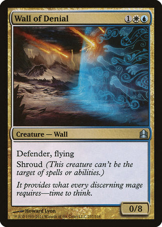 Wall of Denial [Commander 2011] | Enigma On Main