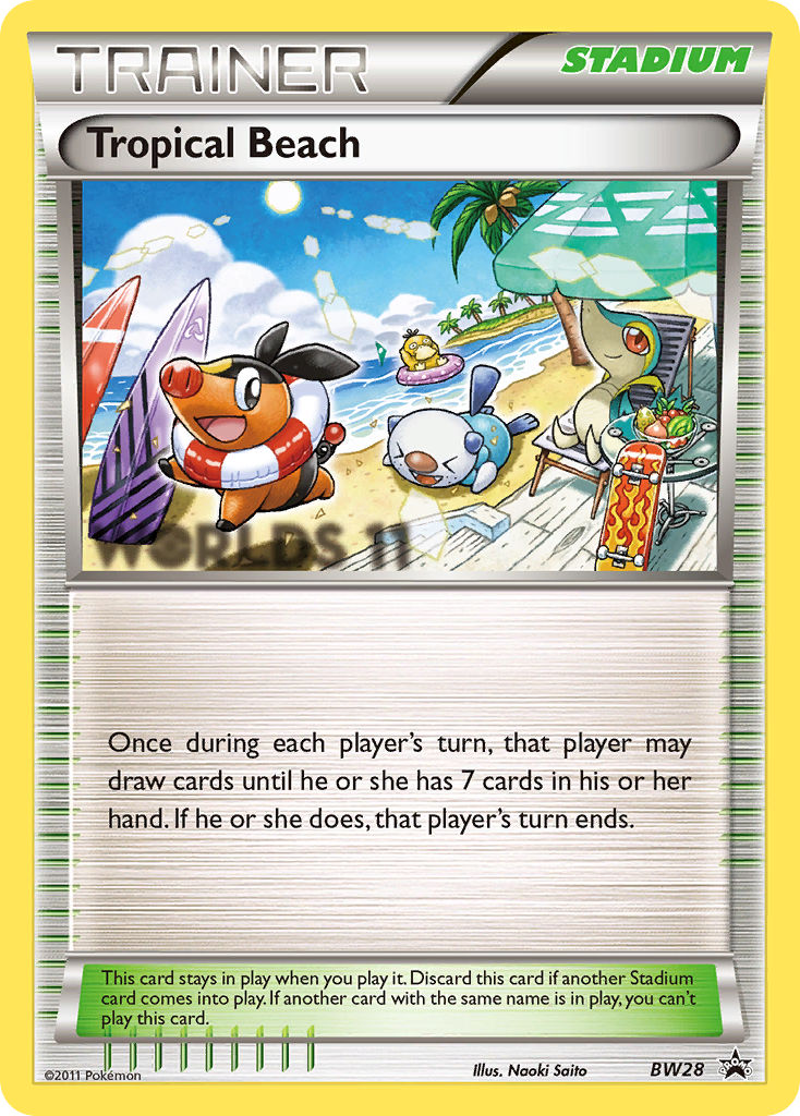 Tropical Beach (BW28) [Black & White: Black Star Promos] | Enigma On Main