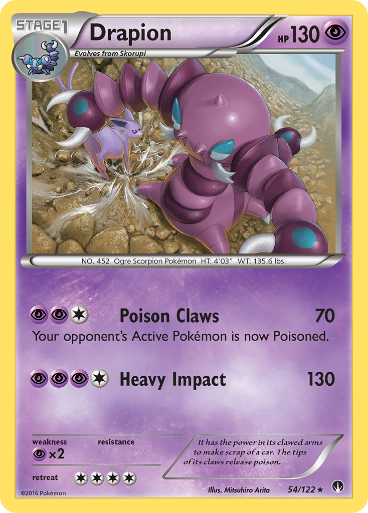 Drapion (54/122) [XY: BREAKpoint] | Enigma On Main