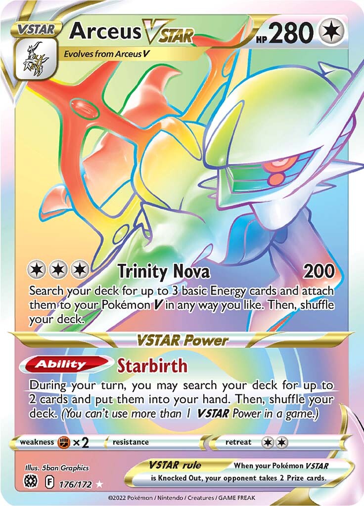 Arceus VSTAR (176/172) [Sword & Shield: Brilliant Stars] | Enigma On Main