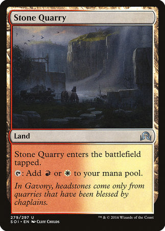 Stone Quarry [Shadows over Innistrad] | Enigma On Main