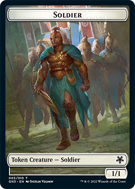 Soldier // Drake Double-Sided Token [Game Night: Free-for-All Tokens] | Enigma On Main