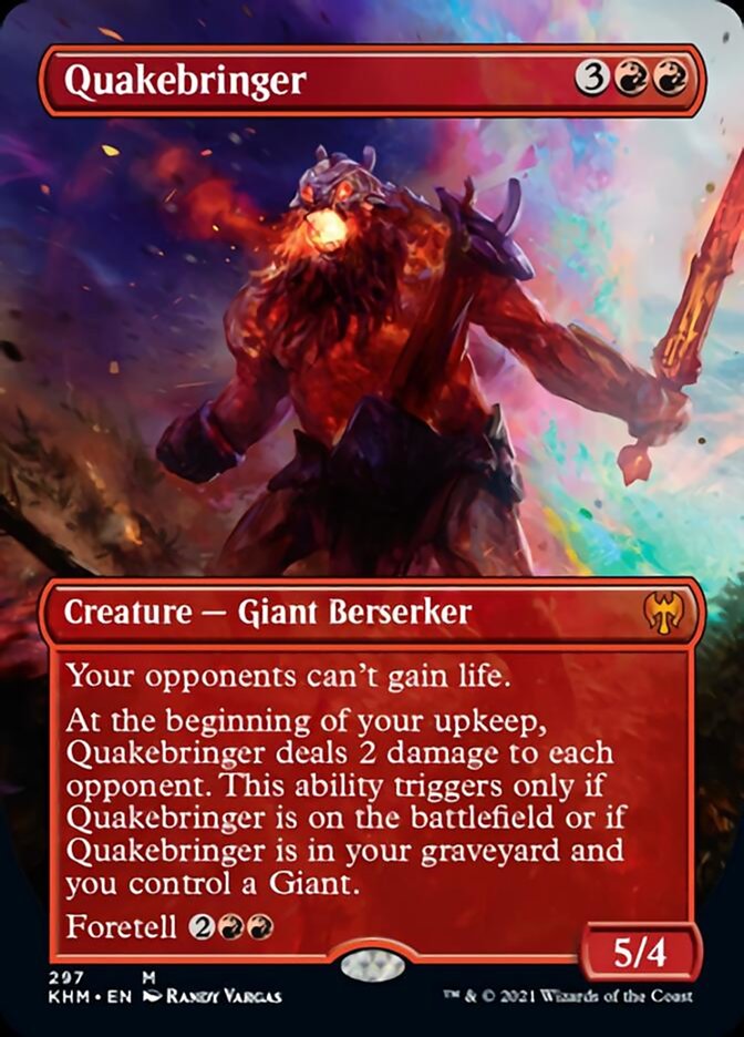 Quakebringer (Borderless Alternate Art) [Kaldheim] | Enigma On Main