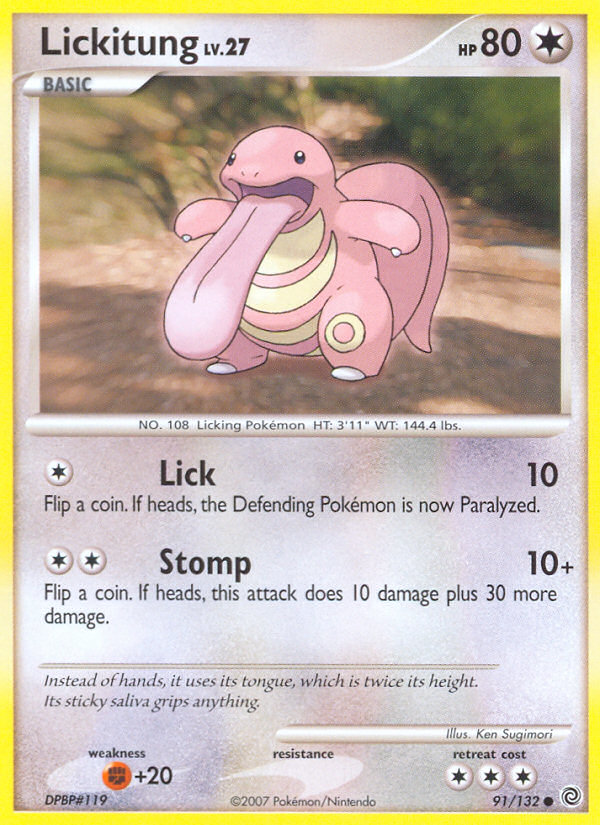 Lickitung (91/132) [Diamond & Pearl: Secret Wonders] | Enigma On Main