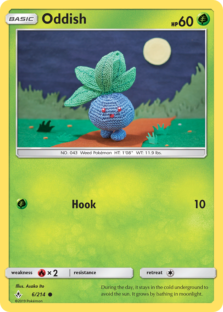 Oddish (6/214) [Sun & Moon: Unbroken Bonds] | Enigma On Main