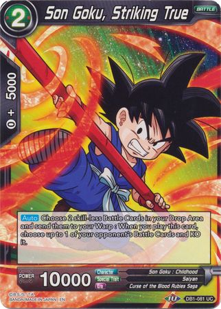 Son Goku, Striking True (DB1-081) [Dragon Brawl] | Enigma On Main