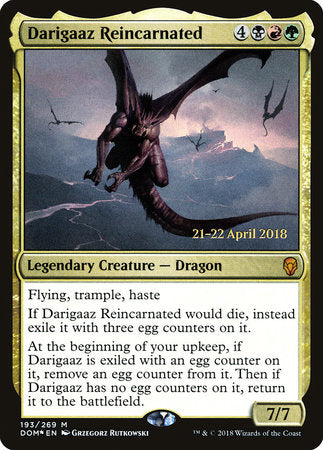 Darigaaz Reincarnated [Dominaria Promos] | Enigma On Main