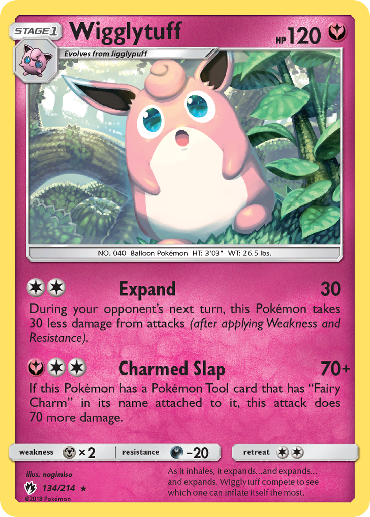 Wigglytuff (134/214) [Sun & Moon: Lost Thunder] | Enigma On Main