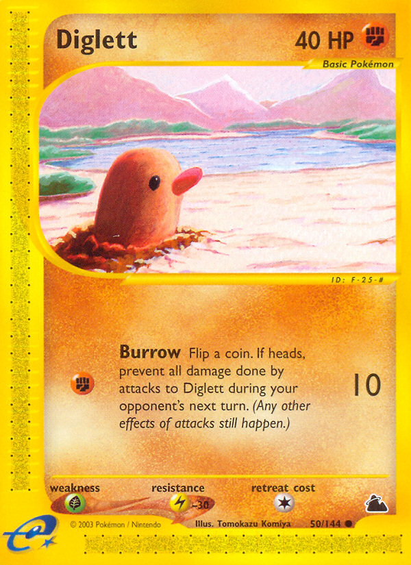 Diglett (50/144) [Skyridge] | Enigma On Main