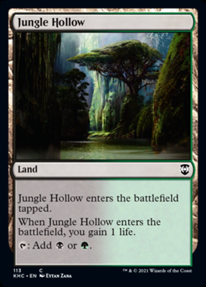 Jungle Hollow [Kaldheim Commander] | Enigma On Main