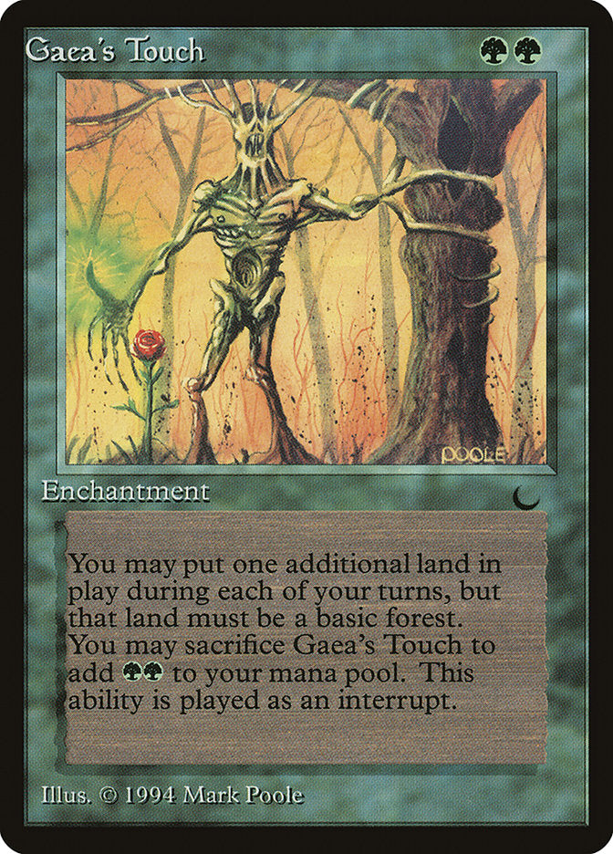 Gaea's Touch (Misprinted) [The Dark] | Enigma On Main