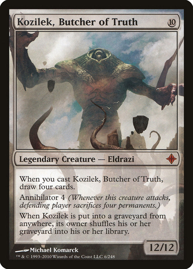 Kozilek, Butcher of Truth [Rise of the Eldrazi] | Enigma On Main