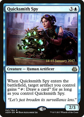 Quicksmith Spy [Aether Revolt Promos] | Enigma On Main