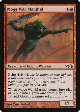 Mogg War Marshal [Duel Decks: Elves vs. Goblins] | Enigma On Main