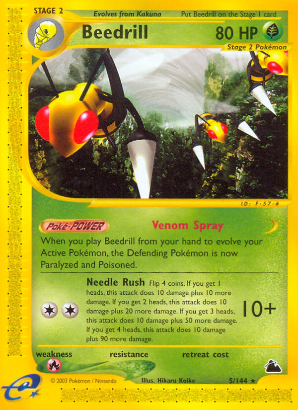 Beedrill (5/144) [Skyridge] | Enigma On Main