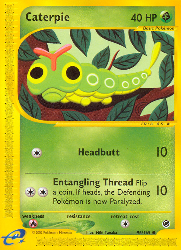 Caterpie (96/165) [Expedition: Base Set] | Enigma On Main