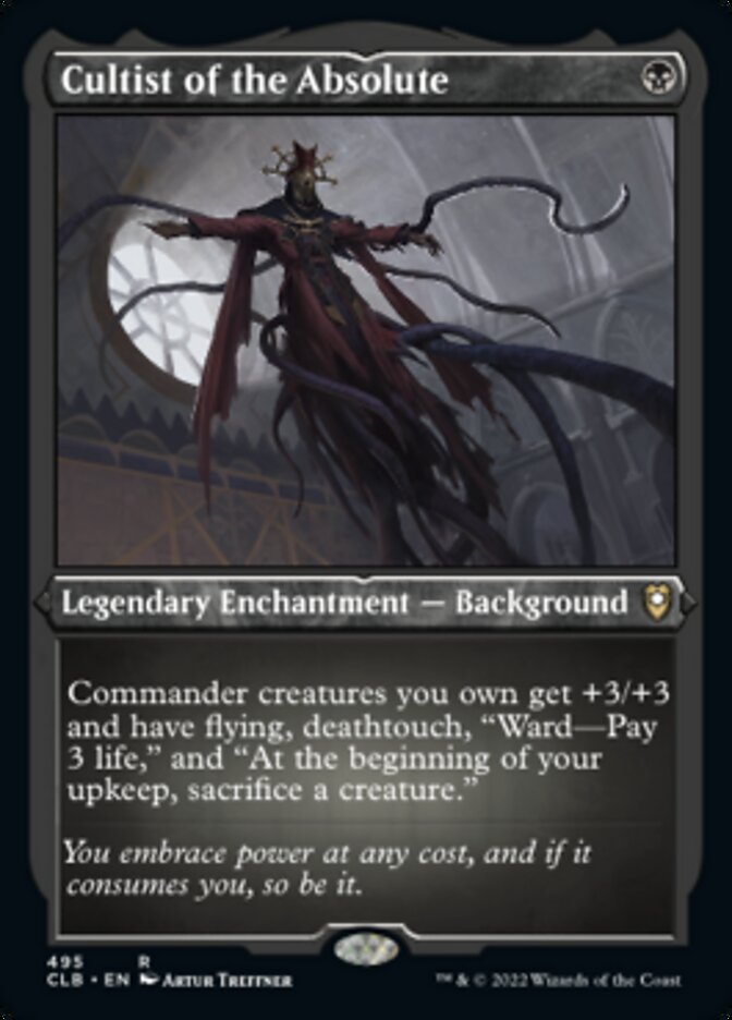 Cultist of the Absolute (Foil Etched) [Commander Legends: Battle for Baldur's Gate] | Enigma On Main