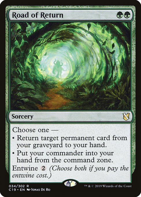 Road of Return [Commander 2019] | Enigma On Main