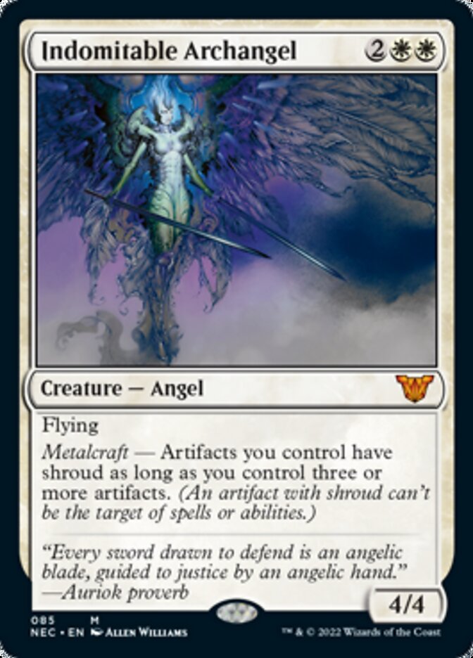 Indomitable Archangel [Kamigawa: Neon Dynasty Commander] | Enigma On Main