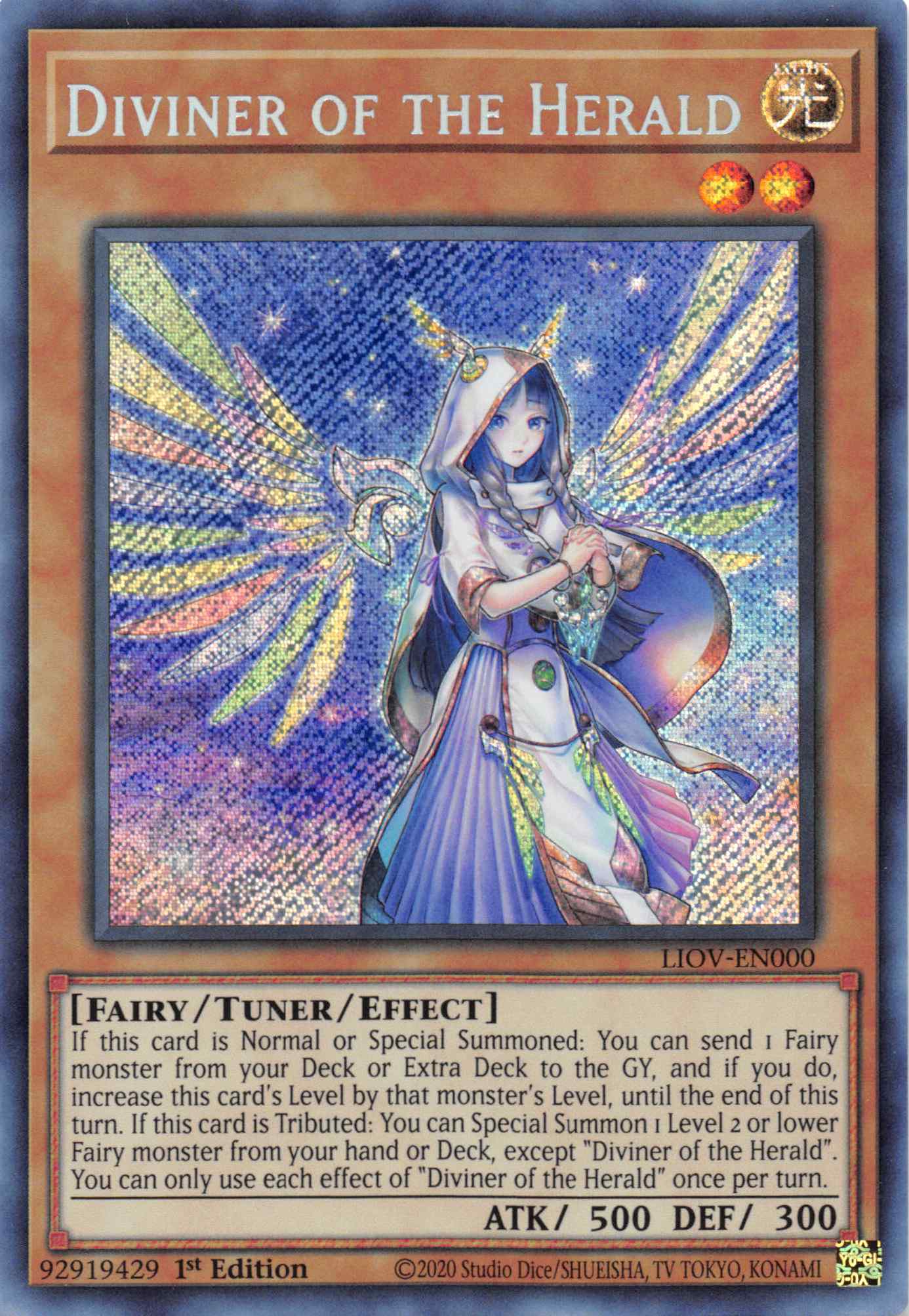 Diviner of the Herald [LIOV-EN000] Secret Rare | Enigma On Main