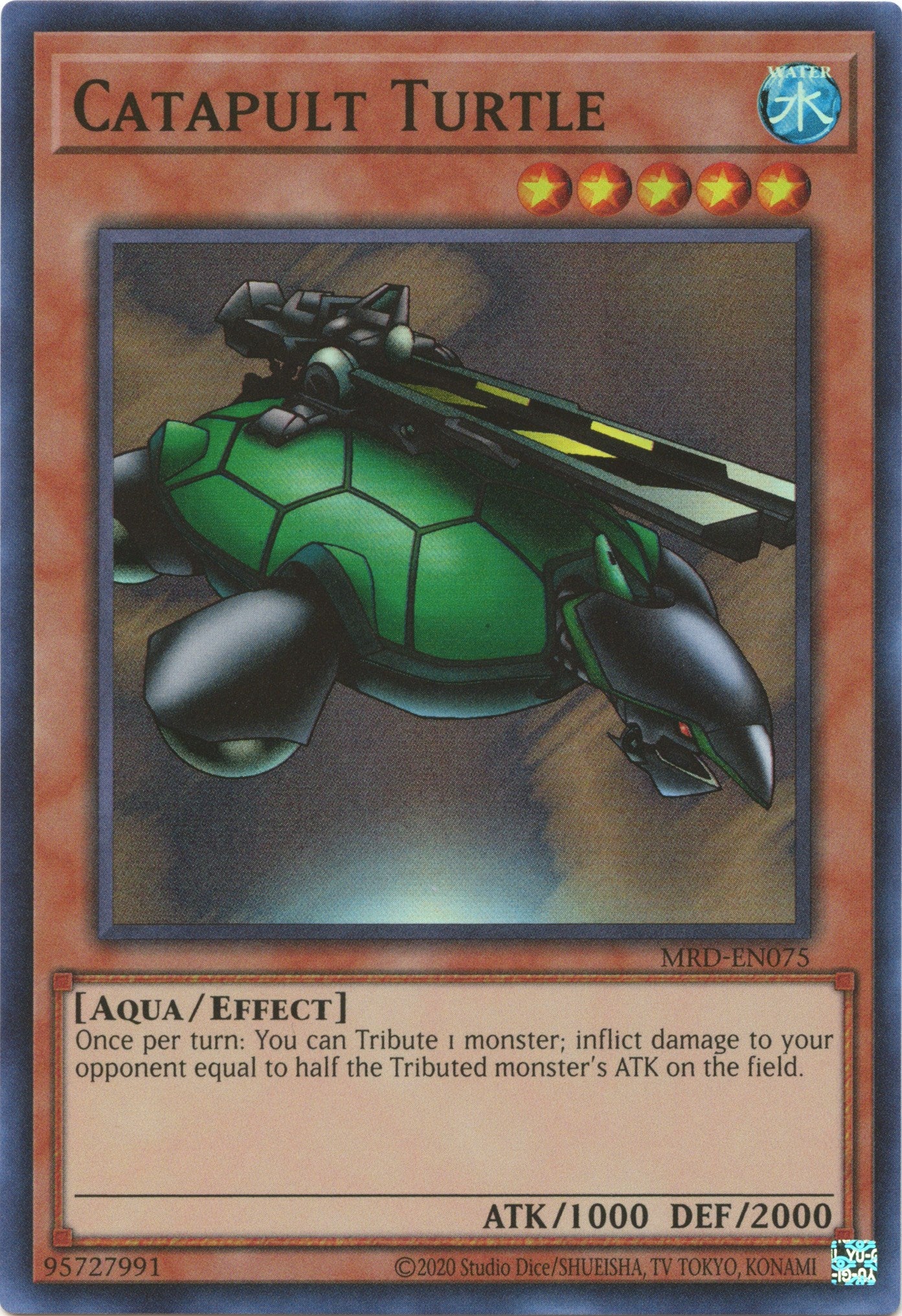 Catapult Turtle (25th Anniversary) [MRD-EN075] Super Rare | Enigma On Main