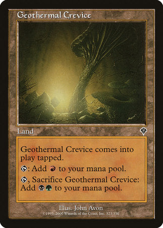 Geothermal Crevice [Invasion] | Enigma On Main