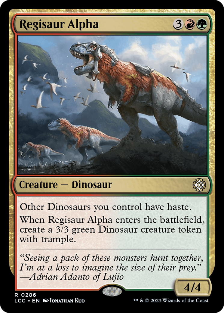 Regisaur Alpha [The Lost Caverns of Ixalan Commander] | Enigma On Main