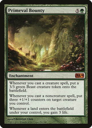 Primeval Bounty [Magic 2014] | Enigma On Main