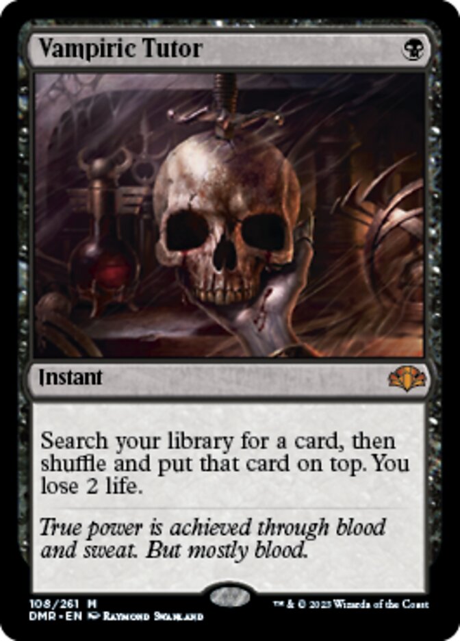 Vampiric Tutor [Dominaria Remastered] | Enigma On Main