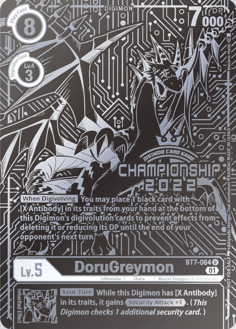 DoruGreymon [BT7-064] (2022 Championship Finals 2nd Place) [Next Adventure Promos] | Enigma On Main