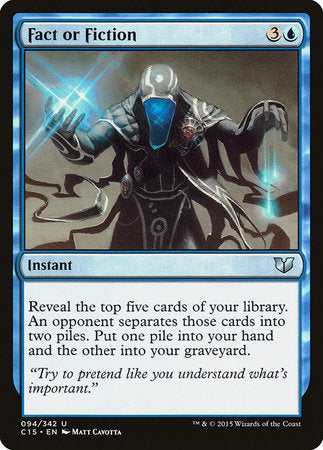 Fact or Fiction [Commander 2015] | Enigma On Main
