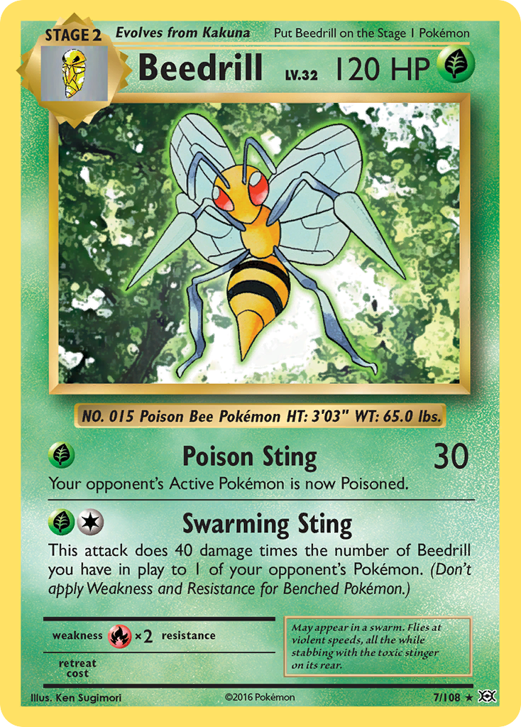 Beedrill (7/108) [XY: Evolutions] | Enigma On Main