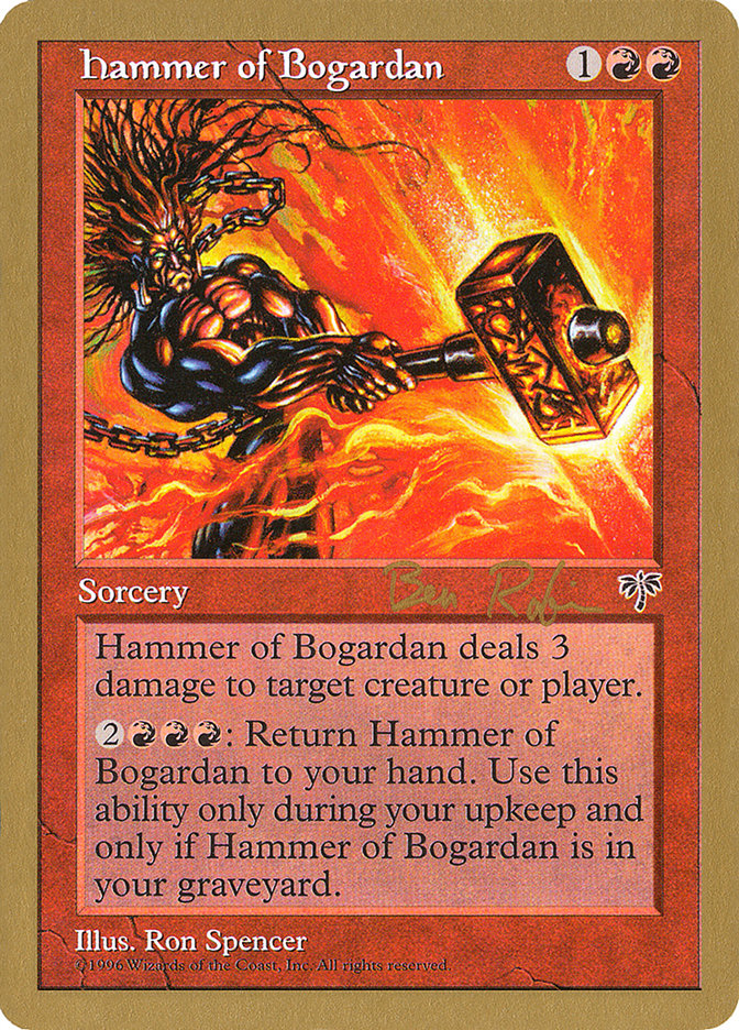 Hammer of Bogardan (Ben Rubin) [World Championship Decks 1998] | Enigma On Main