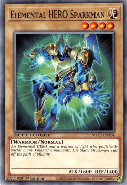 Elemental HERO Sparkman [SGX1-ENA04] Common | Enigma On Main