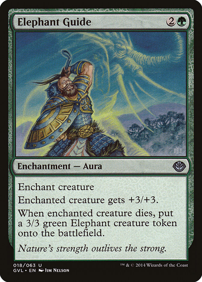 Elephant Guide (Garruk vs. Liliana) [Duel Decks Anthology] | Enigma On Main