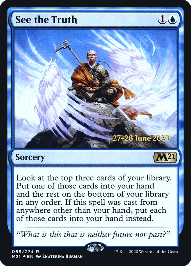 See the Truth  [Core Set 2021 Prerelease Promos] | Enigma On Main