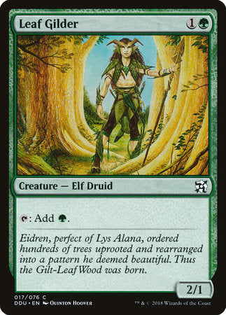 Leaf Gilder [Duel Decks: Elves vs. Inventors] | Enigma On Main