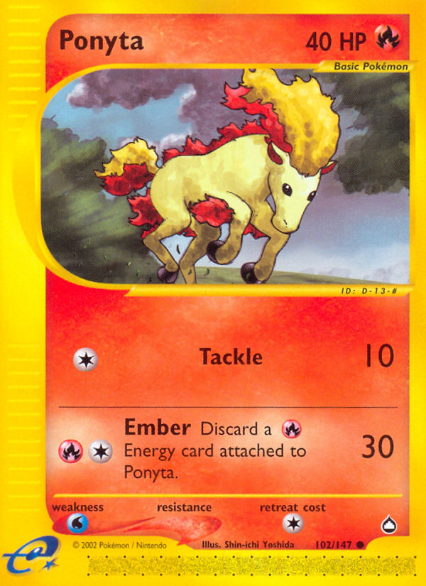 Ponyta (102/147) [Aquapolis] | Enigma On Main