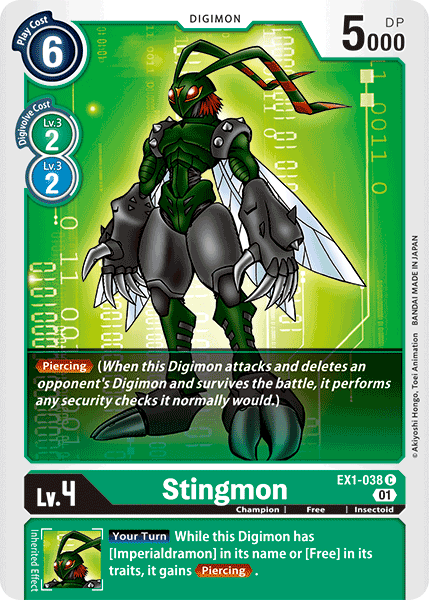 Stingmon [EX1-038] [Classic Collection] | Enigma On Main