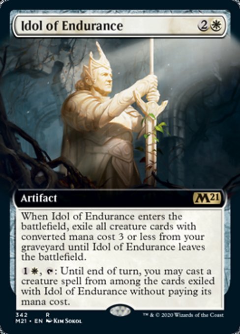 Idol of Endurance (Extended Art) [Core Set 2021] | Enigma On Main