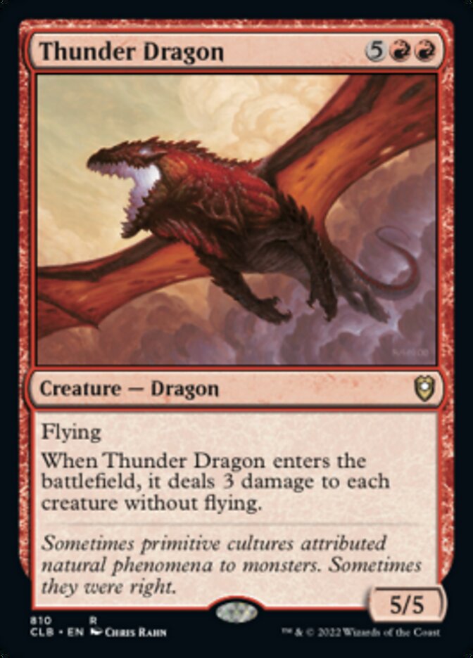 Thunder Dragon [Commander Legends: Battle for Baldur's Gate] | Enigma On Main