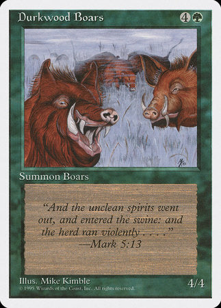 Durkwood Boars [Fourth Edition] | Enigma On Main