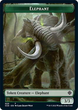 Elephant // Thopter Double-Sided Token [Starter Commander Decks] | Enigma On Main