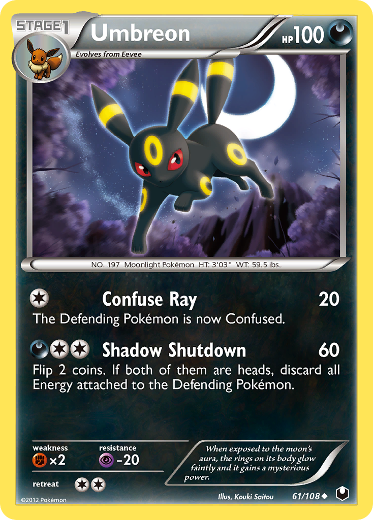 Umbreon (61/108) [Black & White: Dark Explorers] | Enigma On Main