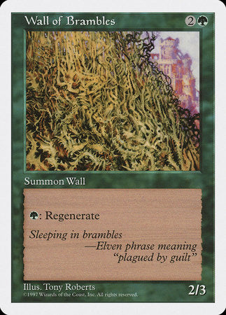 Wall of Brambles [Fifth Edition] | Enigma On Main